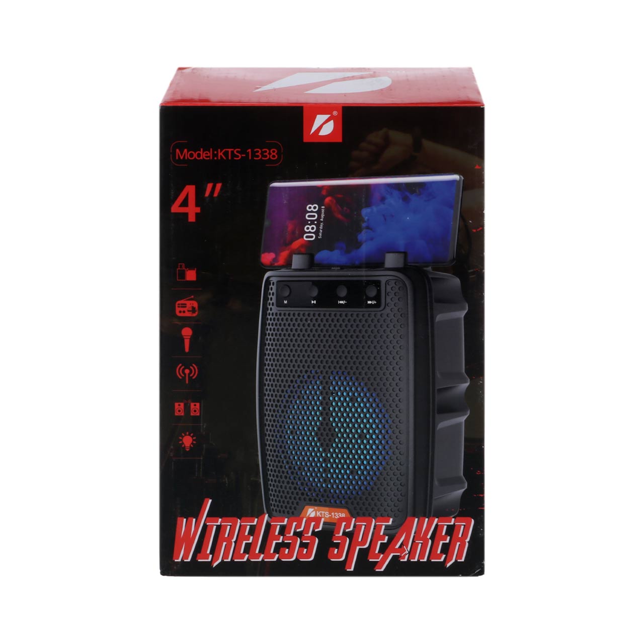 اسپیکر5W بی سیم BIG SOUND مدل KTS-1338